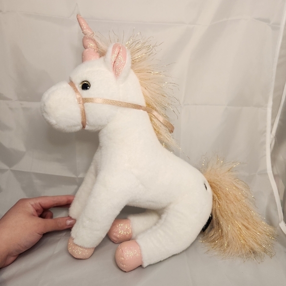 FAO Schwarz Other - 12” F.A.O Schwarz Pink Unicorn Plush Stuffed Animal